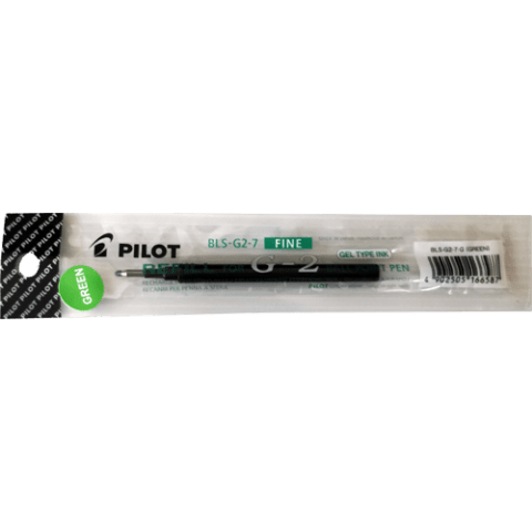 Pilot BLS G2 7 L, Refill for G 2, Gel, 07, Blue, Pack of 12