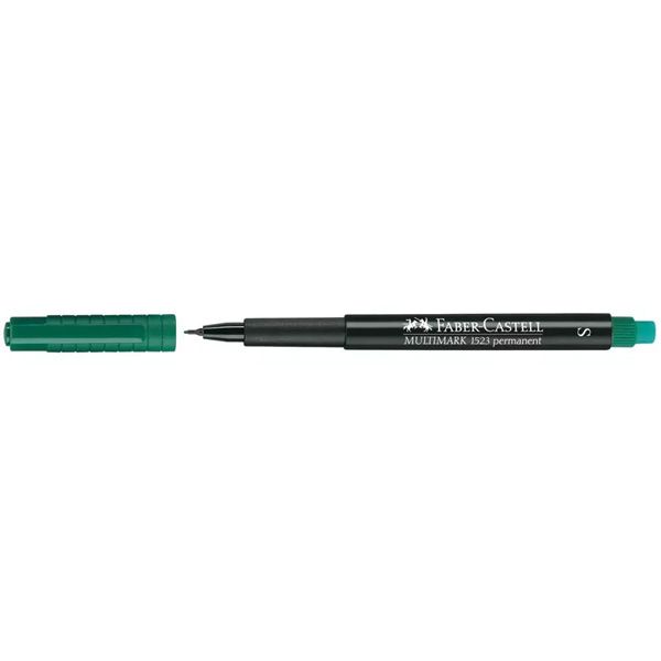 FABER-CASTELL 1523 (S) MULTIMARK PERMANENT OVERHEAD PROJECTION MARKER GREEN
