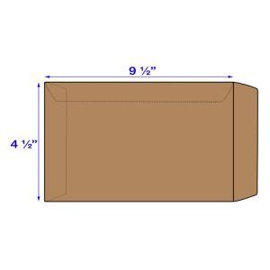 MANILA ENVELOPE 4 ½'' X 9 ½'' (500 PCS)