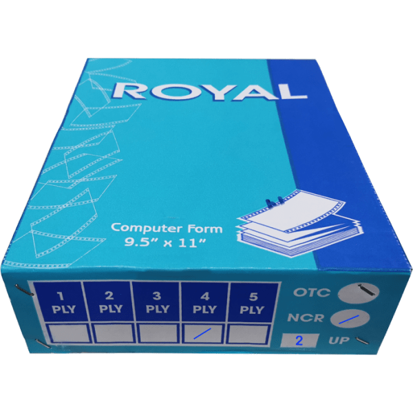 ROYAL A4 4 PLY 2 UPS NCR BLANK COMPUTER FORM (250 FANS) (55GSM)