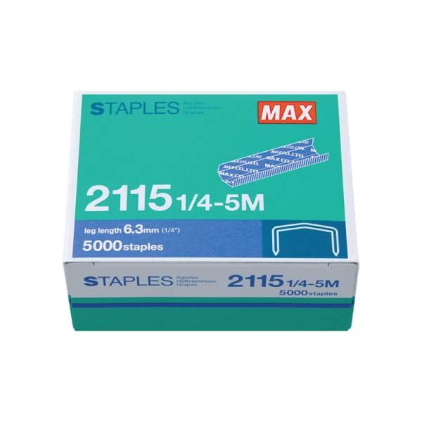 MAX 2115 14-5M (14) STAPLES BULLET (5000 PCS)