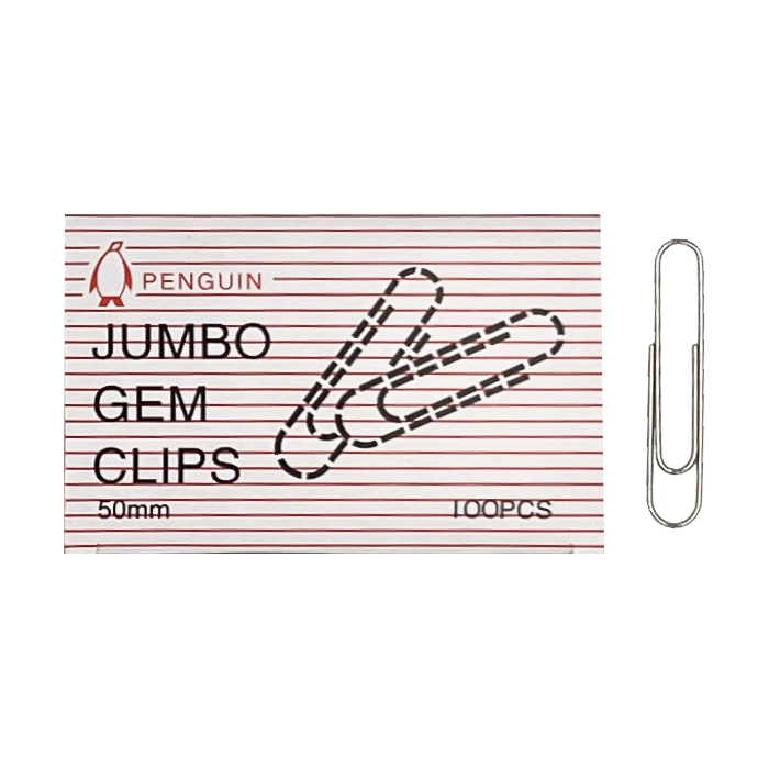 thumbnail image 2 of Bazic Jumbo Color Paper Clips - 50mm Assorted Colors, 200 Pack 2 of 9